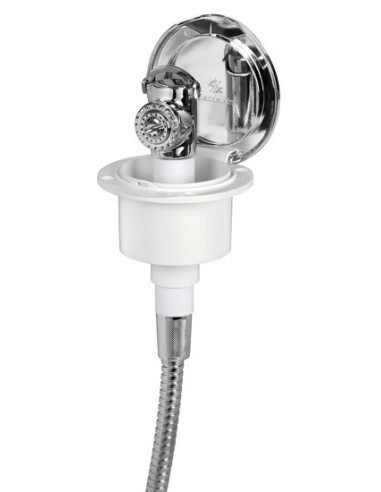 Box doccia CLASSIX EVO con doccia a pulsante Mizar - Sportello CROMATO - Docce e box doccia - 1525006
