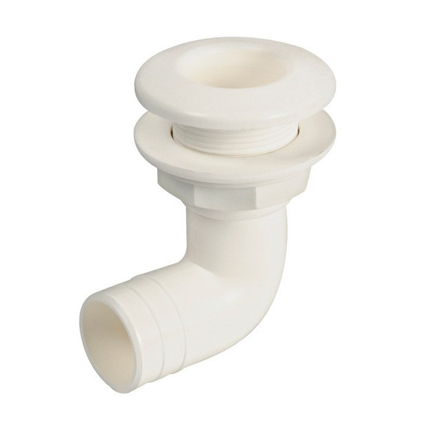 Nylon seacocks with 90° elbow - Skin fittings and thru hull scoop strainer - 1739603