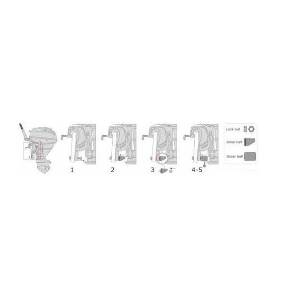 Sicurbolt antitheft device for outboard engines -  - 3817520 2