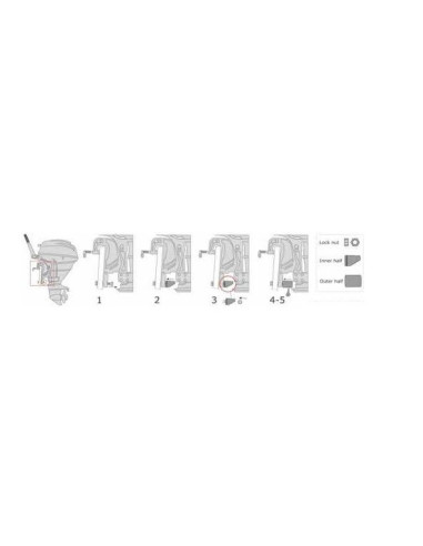 Sicurbolt antitheft device for outboard engines -  - 3817520