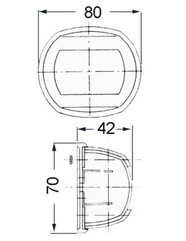Compact 12 navigation lights -  - 1140801