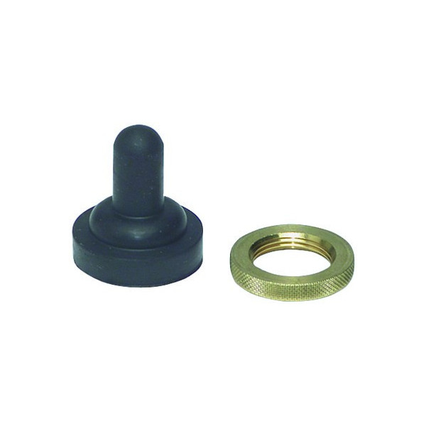 Rubber cap with brass washer - Electricity - 1493803