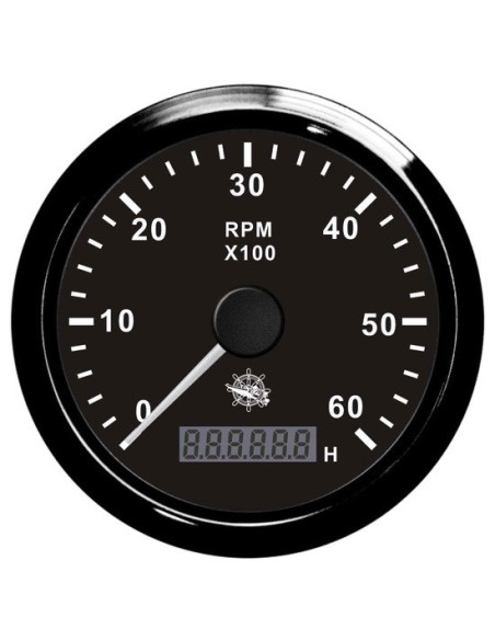 Universal electronic revolution counter with hour counter - 27.325.04 -