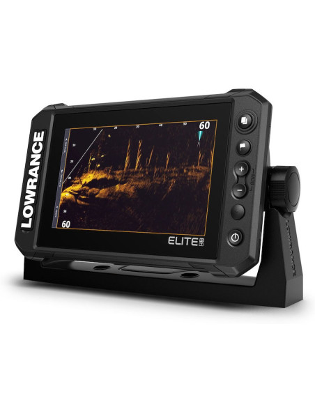 Lowrance Elite 7FS eco / GPS TouchScreen with stern transducer HDI eco standard frequency 83 and 200 khz and DownScan Imaging - 