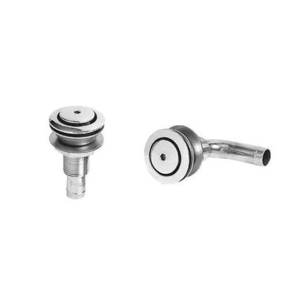 Mirror polished stainless steel fuel vent head 45 mm - 20.272.02 -