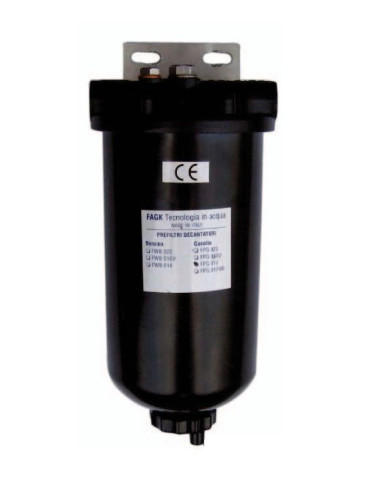 Purifying filter fitted with stainless steel 120 micro filtering element - 17.020.00 -