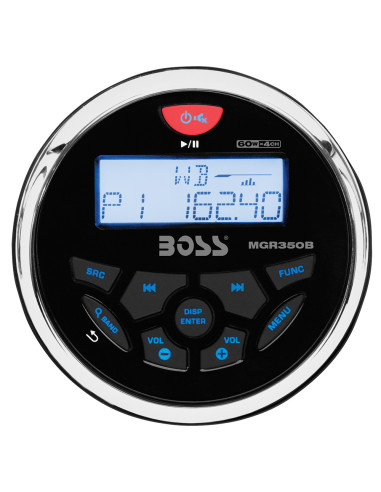 Radio circolare USB con Bluetooth Boss Marine 240W - 29.530.05 -