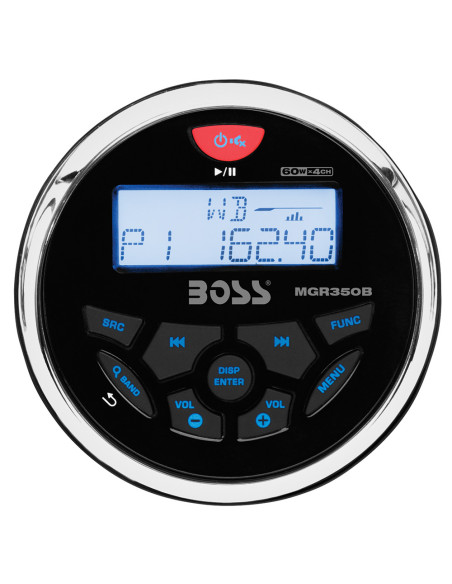 Radio circolare USB con Bluetooth Boss Marine 240W - 29.530.05 -