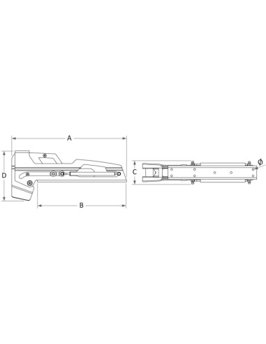 Musone estensibile per ancore 7,5 e 10 kg - 01.338.07 -