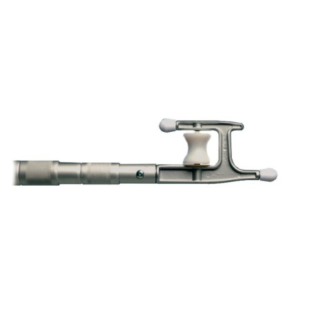 Professional telescopic boat hook with sliding pulley - 34.916.42 -