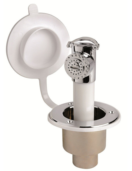 Box doccia con doccia a pulsante Mizar - BASE CROMATA - Docce e box doccia - 1524400