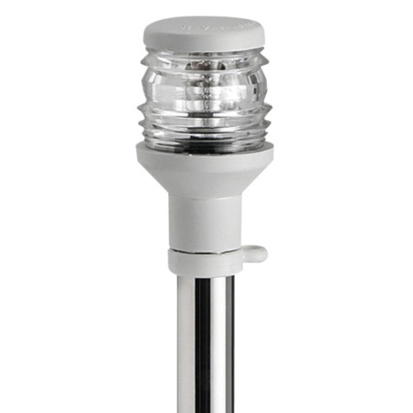 Retractable pole Aisi 316 white plastic light - 11.141.02 -