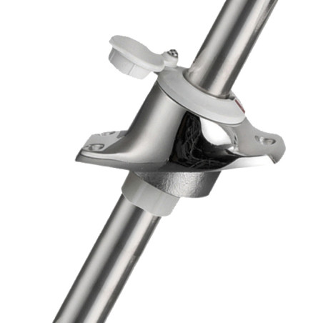 Retractable pole Aisi 316 white plastic light - 11.141.02 -