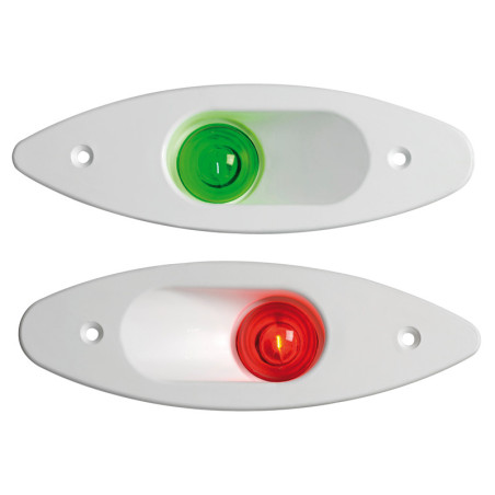 Built-in side navigation lights made of ABS WHITE - 11.129.11 -