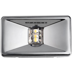 Fanale rettangolare Mouse Stern corpo inox - 11.036.22 -