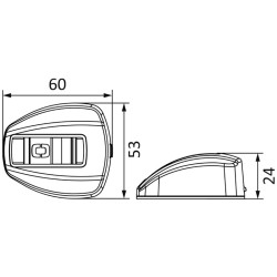 NEMO LED navigation lights -left+right 112.5° Blister - vertical mounting - 11.470.01 - 2