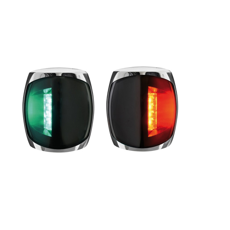 Fanale di via Sphera III inox rosso fino a 20 m - 11.062.21 -