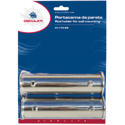 Fishing rod holder for bulkhead mounting, hidden screws - 41.170.55 - 2