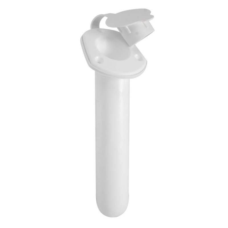 Recess-fit fishing rod holder with watertight cap - 41.168.04 -