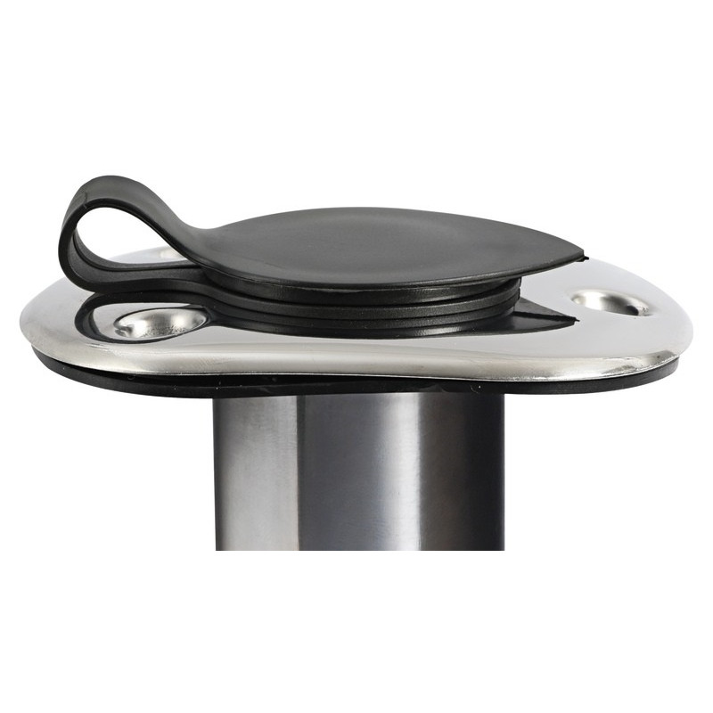 Flush-mount SS rod holder 42 mm 90° - 41.211.72 -