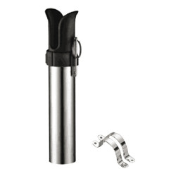 Fishing rod holder for bulkhead mounting with pull-out pin - 41.168.14 -
