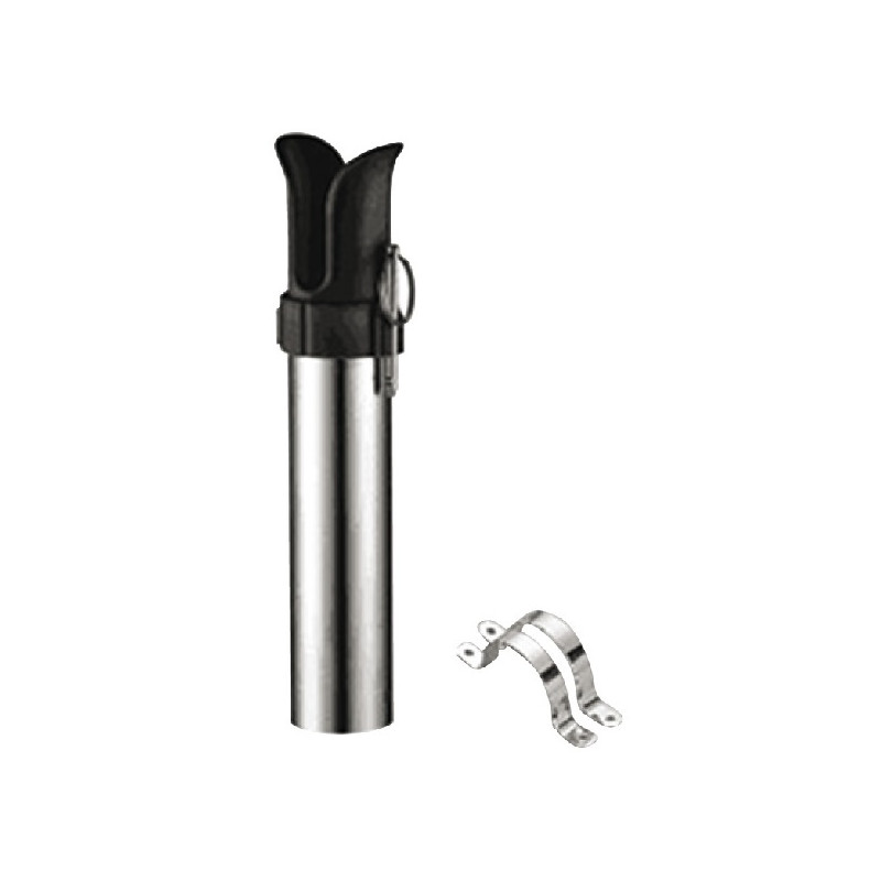 Fishing rod holder for bulkhead mounting with pull-out pin - 41.168.14 -