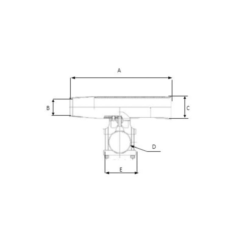 Fishing rod holder for guard-rail-and pulpit