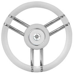 Apollo steering wheel SS and polyurethane Ø35 cm - WHITE - 45.178.13