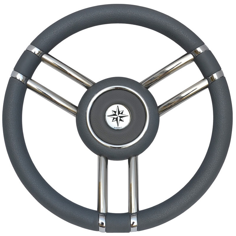 Apollo steering wheel SS and polyurethane Ø35 cm - GREY - 45.178.12 -