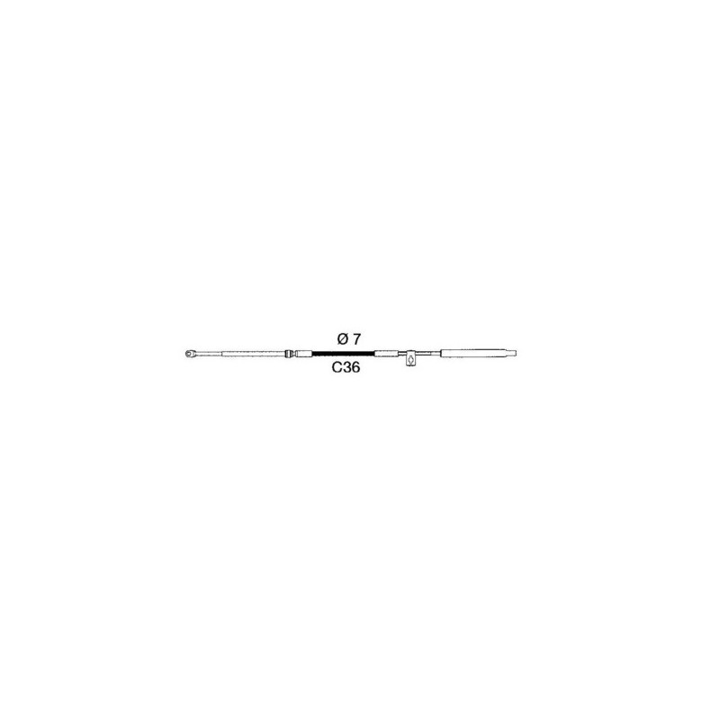 Engine control cable C36 - 45.003.07 -