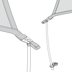 Palo tendalino flessibile autotensionante 185cm - 46.826.18 - 2