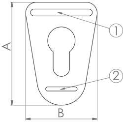 Fastening buckle for Mickey system - 46.825.09 - 2