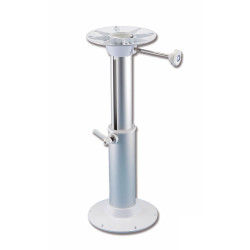 Supporto sedile telescopico in alluminio anodizzato - base BIANCO - O1426040 -