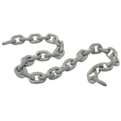 Hot-galvanized calibrated chain - Ø 6 mm - Anchorage and Docking