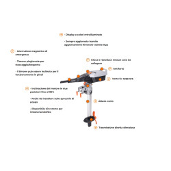 MOTORE FUORIBORDO ELETTRICO TORQEEDO TRAVEL 3HP LONG RANGE CON BATTERIA 1400 W - GAMBO CORTO - 1160-67 - 2