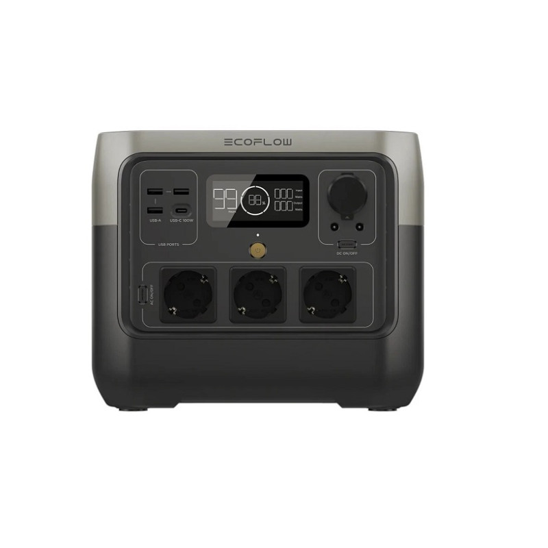 EcoFlow RIVER 2 PRO • GENERATORE PORTATILE AL LITIO PER CORRENTE A 220V 1600W - PWS080 -