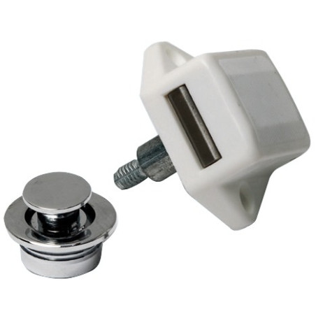 Push-lock nylon/chromed brass 16 mm - FOR336.C -