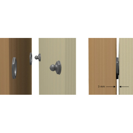Sistema di fissaggio pannelli DELAHOUSSE Quick Fit per pannelli - 10.341.01 -