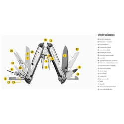 PINZA MULTIUSO LEATHERMAN ARC - 20 UTENSILI - LTG833076 - 2