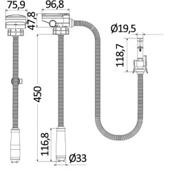 Electric battery pump for liquid transfer - 16.235.00 - 2