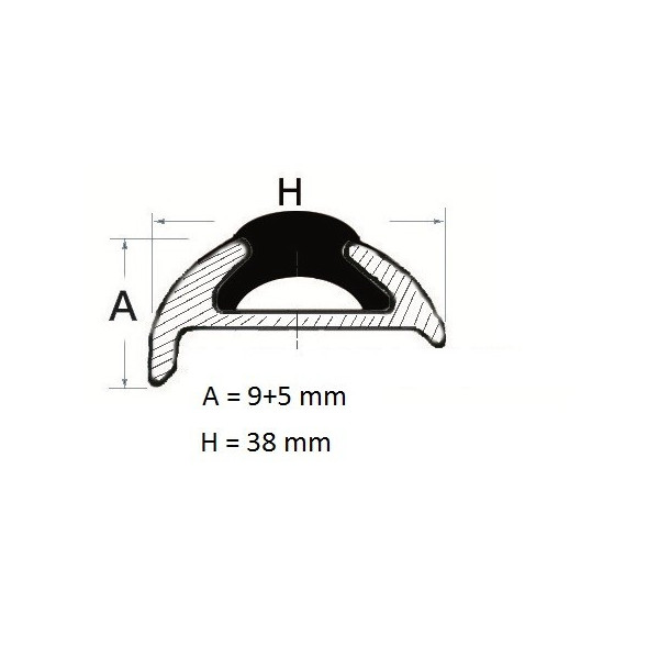 Flexible PVC inserts 38 mm - Anchorage and Docking - 4448511