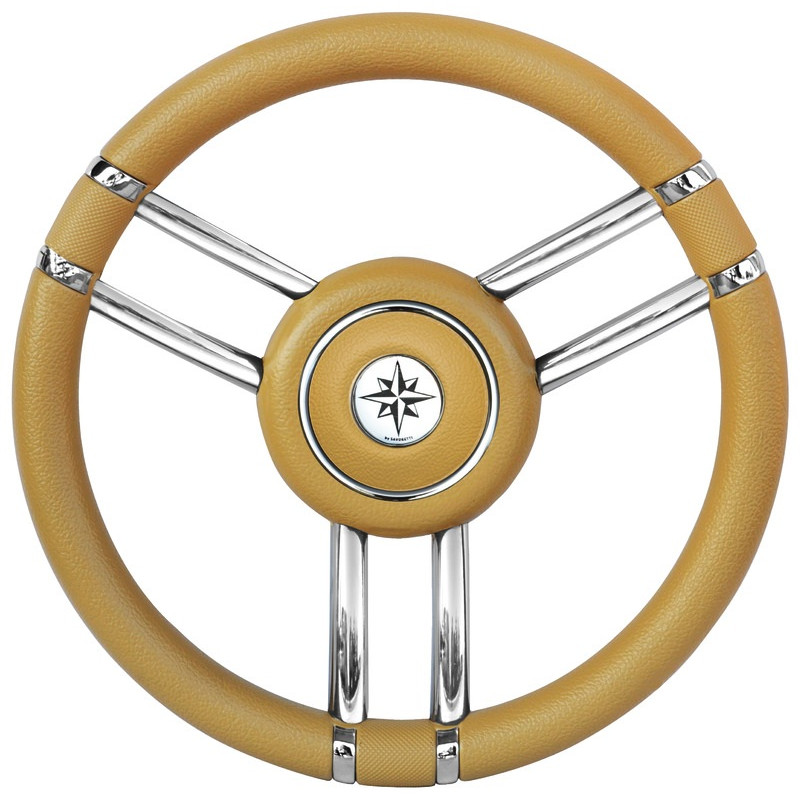 Apollo steering wheel SS and polyurethane Ø35 cm - IVORY - 45.178.17 -