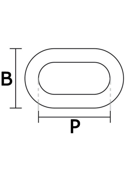 AISI 316 stainless steel calibrated chain -  - 0137506