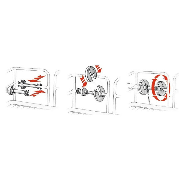 Tamburo avvolgi cima in materiale plastico rinforzato - Cime e accessori - 0631173 2