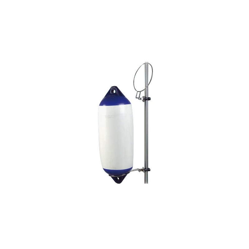 Porta parabordo semplice con 1 anello in Acciaio Inox abbattibile - Ancoraggio e Ormeggio - 3311240