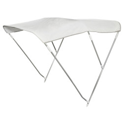 Tendalino pieghevole 3 archi in alluminio - BIANCO. tendalino pieghevole 3 archi altezza 115 cm completo di custodia con cernier