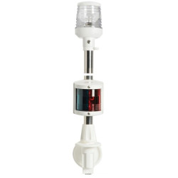 Classic pole with combined lights, made of stainless steel AISI 316 - Lighting - 1116600