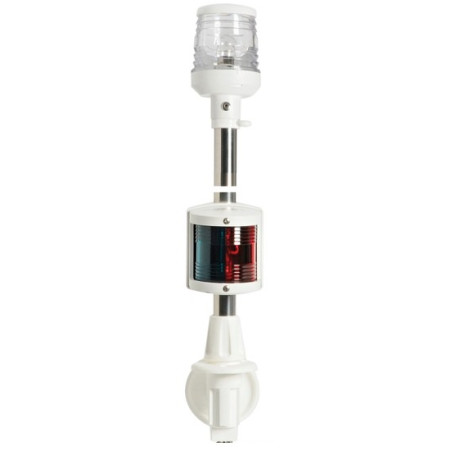 Classic pole with combined lights, made of stainless steel AISI 316 - Lighting - 1116600