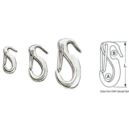 Snap-hooks for jib - SAILING & SPORT - 0996301