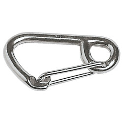 Snap-hooks with large opening, made of stainless steel - Ironware - 0918508